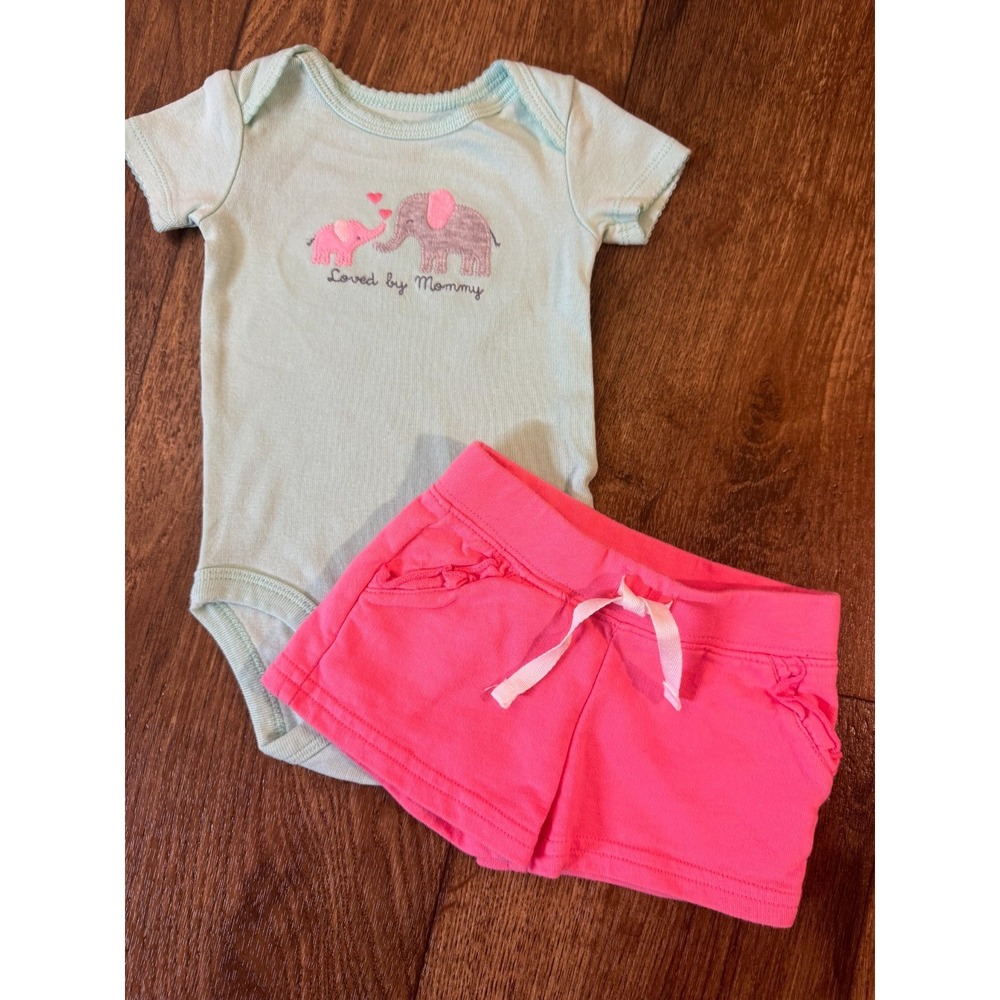 Baby Girl 3 Months Summer Clothes Shorts Dresses Outfits Loved By Mommy Bundle - Picture 2 of 13